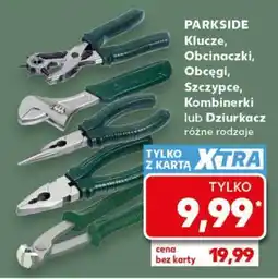 Kaufland PARKSIDE Klucze, Obcinaczki, Obcęgi, Szczypce, Kombinerki lub Dziurkacz oferta
