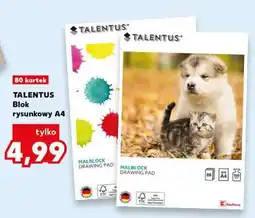 Kaufland TALENTUS Blok rysunkowy A4 oferta