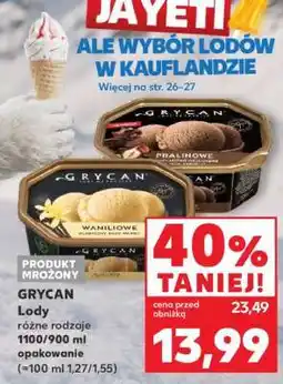 Kaufland GRYCAN Lody oferta