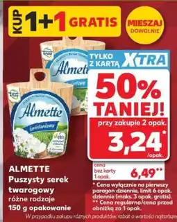 Kaufland ALMETTE Puszysty serek twarogowy różne rodzaje 150 g opakowanie oferta