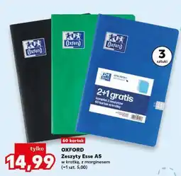 Kaufland OXFORD Zeszyty Esse A5 oferta