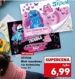 Kaufland STITCH Blok rysunkowy lub techniczny oferta