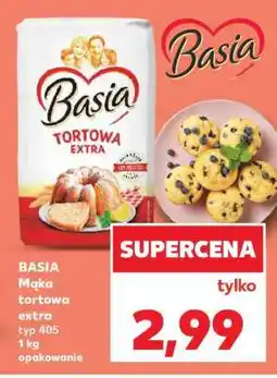 Kaufland BASIA Mąka tortowa extra typ 405 1 kg opakowanie oferta