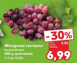 Kaufland Winogrona czerwone bezpestkowe oferta