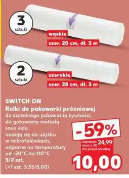 Kaufland SWITCH ON Rolki do pakowarki próżniowej oferta