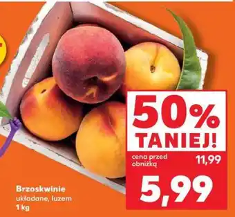 Kaufland Brzoskwinie układane, luzem 1 kg oferta
