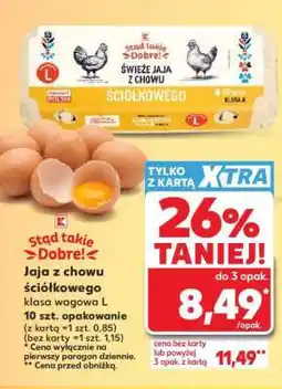 Kaufland Jaja z chowu ściółkowego oferta