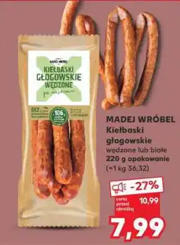 Kaufland Kiełbaski głogowskie wędzone lub białe oferta