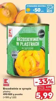 Kaufland Brzoskwinie w syropie oferta