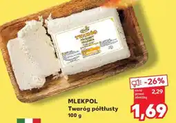 Kaufland MLEKPOL Twaróg półtłusty 100 g oferta