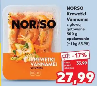 Kaufland NORSO Krewetki vannamei oferta