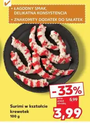 Kaufland Surimi w kształcie krewetek oferta