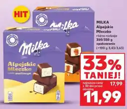 Kaufland Milka Alpejskie Mleczko oferta