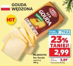 Kaufland MLEKOVITA Ser Gouda wędzony 100 g oferta