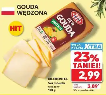 Kaufland MLEKOVITA Ser Gouda wędzony 100 g oferta