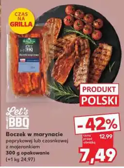 Kaufland Boczek w marynacie oferta