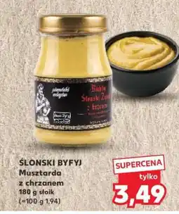 Kaufland ŚLONSKI BYFYJ Musztarda z chrzanem oferta