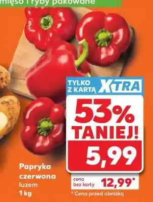 Kaufland Papryka czerwona luzem 1 kg oferta