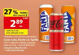 Auchan Coca-Cola, Fanta lub Sprite oferta