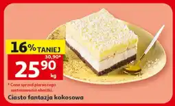 Auchan Ciasto fantazja kokosowa oferta