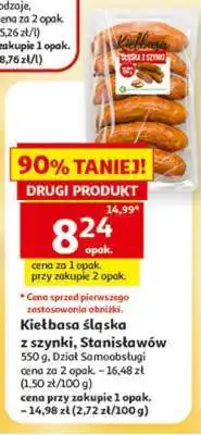 Auchan Kiełbasa śląska z szynki, Stanisławów oferta
