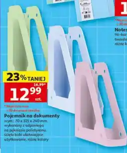 Auchan Pojemnik na dokumenty oferta