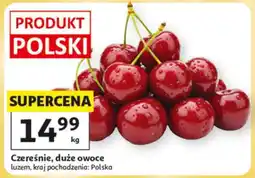 Auchan Czereśnie, duże owoce oferta