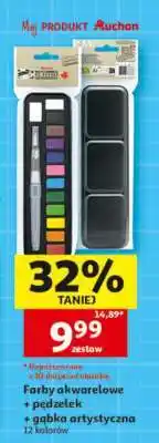 Auchan Farby akwarelowe oferta