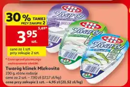 Auchan Twaróg kliniek Mlekovita oferta