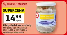 Auchan Filety śledziowe z cebulą oferta