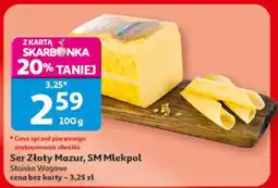 Auchan Ser Złoty Mazur SM Mlekpol oferta