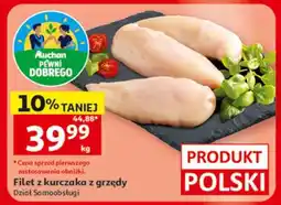 Auchan Filet z kurczaka z grzędy oferta