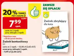Auchan Żwirek Bentonitowy oferta