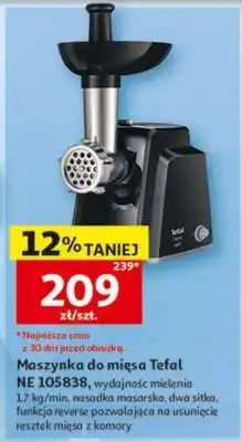 Auchan Maszynka do mięsa Tefal NE 105838 oferta