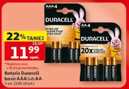 Auchan Baterie Duracell oferta