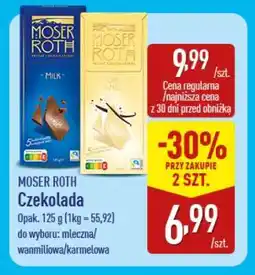 ALDI MOSER ROTH Czekolada oferta