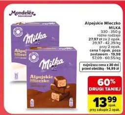 Carrefour Alpejskie Mleczko oferta