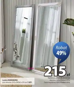 JYSK NORDBORG Lustro oferta