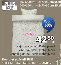 JYSK Komplet pościeli SUSSI oferta