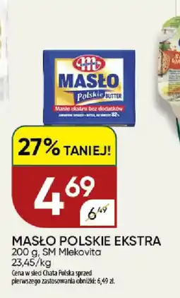 Chata Polska Masło Polskie Ekstra oferta