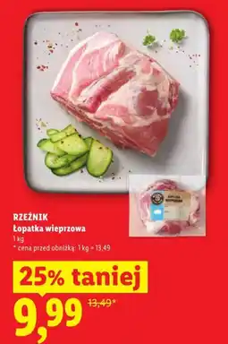 Lidl RZEŹNIK Łopatka wieprzowa oferta
