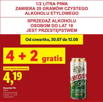 Lidl Namysłów Pils oferta