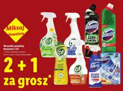 Lidl Wszystkie produkty Domestos i Cif oferta
