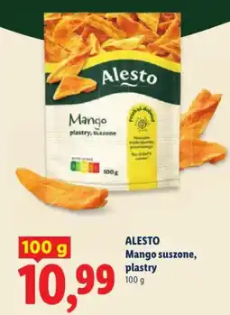 Lidl Alesto Mango suszone, plastry oferta