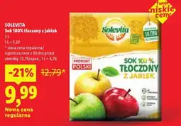 Lidl Sok 100% tłoczony z jabłek oferta