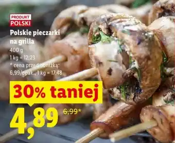 Lidl Polskie pieczarki na grilla oferta