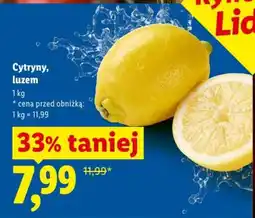 Lidl Cytryny, luzem oferta