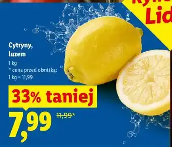 Lidl Cytryny, luzem oferta