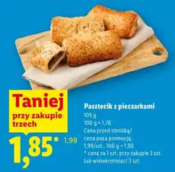 Lidl Pasztecik z pieczarkami oferta