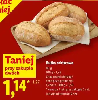 Lidl Bułka orkiszowa oferta